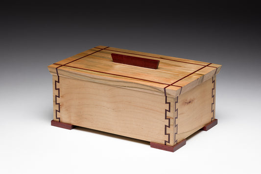 Box with Corner Posts and Inlay Dovetails